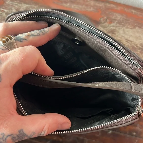 Steve Madden Cross-Body Purse Bag Brown - Picture 8 of 8